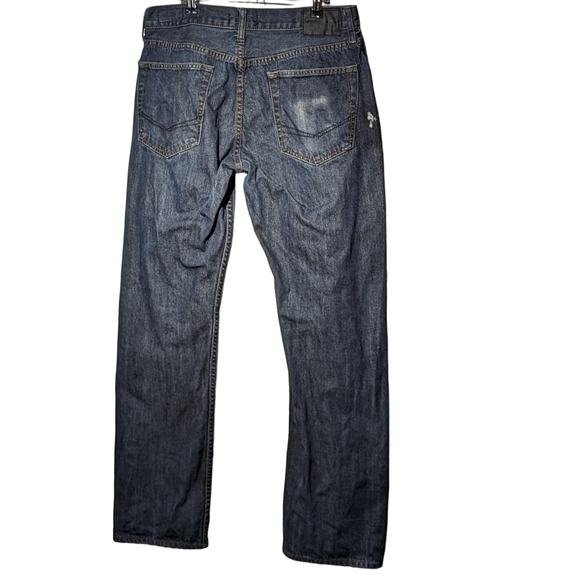 Bullhead Dark Wash Slim Straight Men's Jeans Size 34 X 32 - Picture 2 of 12